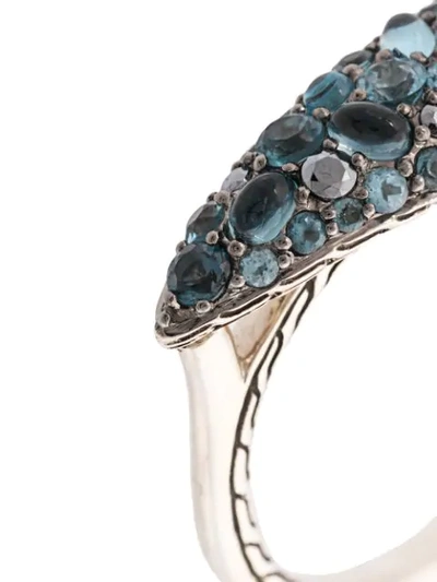 Shop John Hardy Classic Chain Ring In Blue