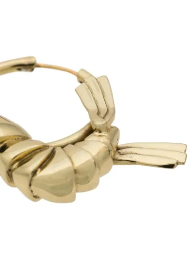 Shop Ellery Shrimp Earrings In Gold