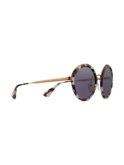 Shop Prada Cinéma Eyewear Sunglasses In White