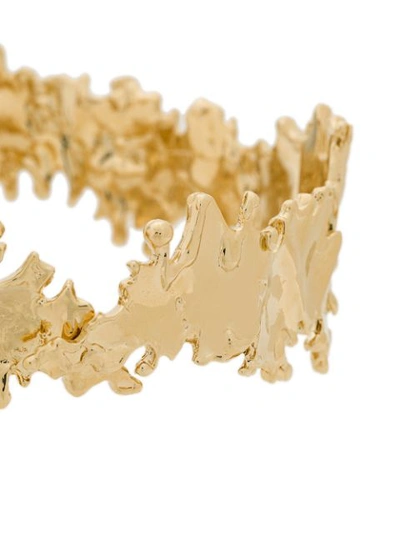 Shop Annelise Michelson Sea Leaf Choker In Gold