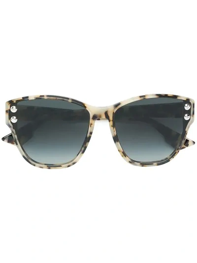Shop Dior Addict Sunglasses In Brown