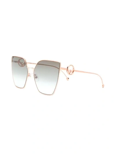 Shop Fendi F Is  Sunglasses In Pink