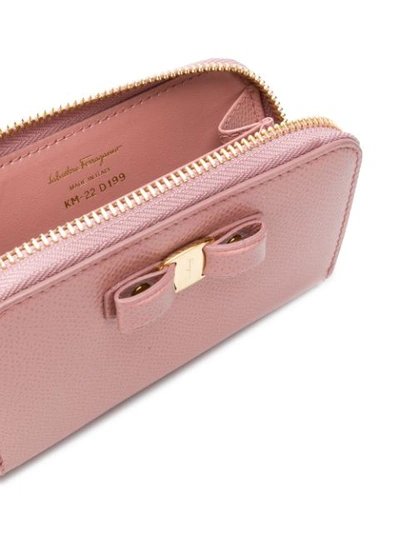 Shop Ferragamo Salvatore  Vara Coin Purse - Pink