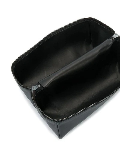 Shop Isaac Reina Zipped Makeup Bag In Black