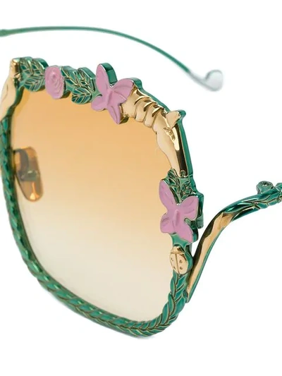 Shop Anna-karin Karlsson The Garden Sunglasses In Green