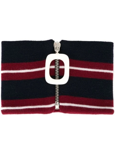 striped neckband