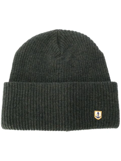 Shop Armor-lux Armor Lux Basic Beanie Hat - Green