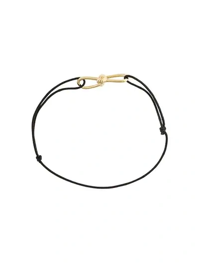 Shop Annelise Michelson Extra Small Wire Cord Bracelet - Black