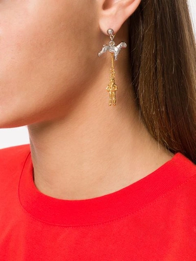 toy charm pendants earrings