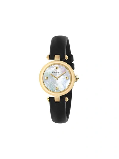 Shop Gucci Diamantissima, 27mm In Black