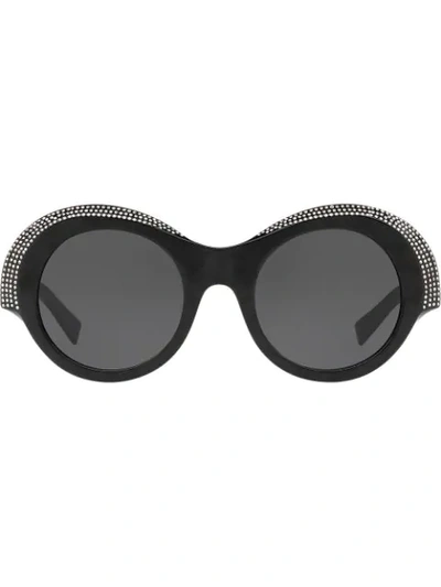 Shop Alain Mikli X Alexandre Vauthier Roselyne Sunglasses In Black