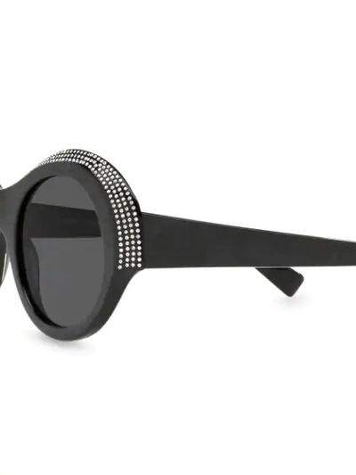 Shop Alain Mikli X Alexandre Vauthier Roselyne Sunglasses In Black