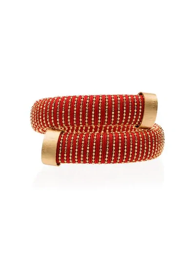 Shop Carolina Bucci Caro Bracelet In Yellow And Red