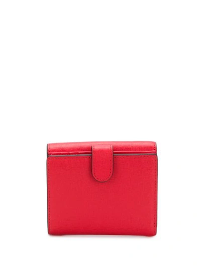 Shop Furla Small Wallet In Red