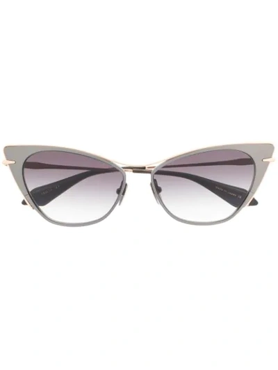 Shop Dita Eyewear Cat-eye Sunglasses In Black