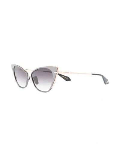 Shop Dita Eyewear Cat-eye Sunglasses In Black