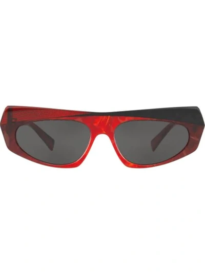 Shop Alain Mikli Pose Sunglasses In Red