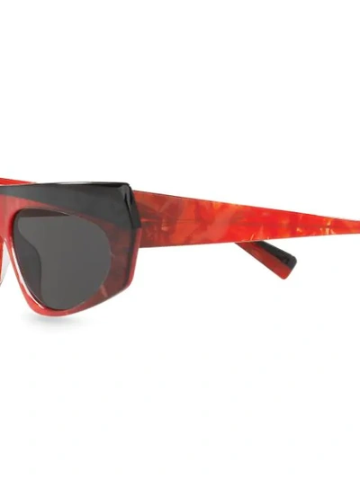 Shop Alain Mikli Pose Sunglasses In Red