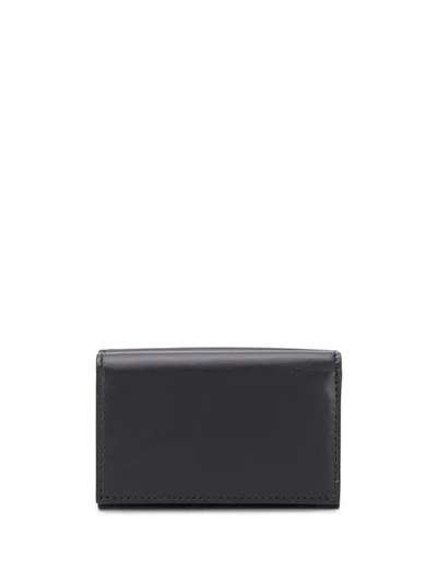 Shop Burberry Tb Monogram Card Holder In Black