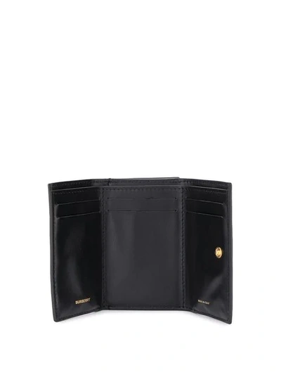 Shop Burberry Tb Monogram Card Holder In Black