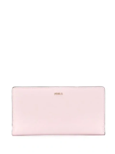 Shop Furla Slim Wallet In Pink