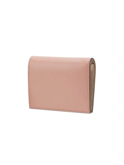 Shop Fendi By The Way Compact Wallet In Pink
