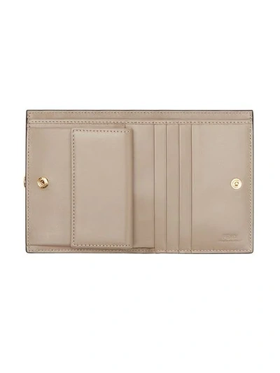 Shop Fendi By The Way Compact Wallet In Pink