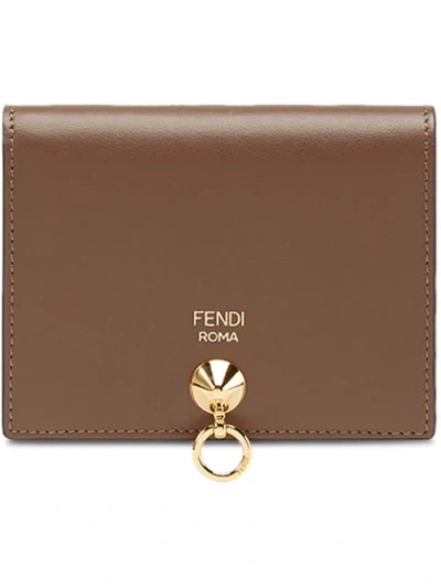 Shop Fendi Small Wallet In Brown