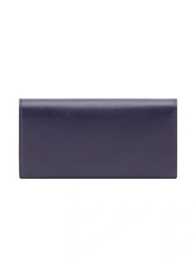 Shop Fendi F Is  Continental Wallet In Purple