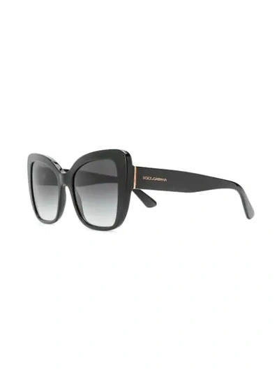 Shop Dolce & Gabbana Dg4348 Sunglasses In Black