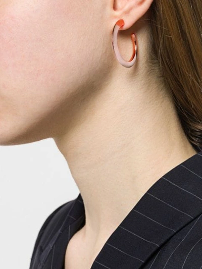 Maria Black Else Hoop Medium Earring In Rose Gold