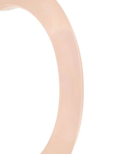 Shop Maria Black Else Hoop Medium Earring In Rose Gold