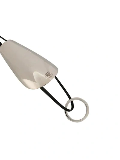 Charlotte Chesnais Petal Keyring In Metallic