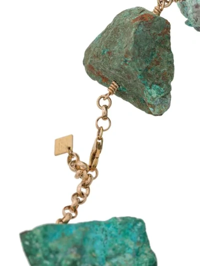 Shop Marta Larsson Green Chrysocolla Not A Pearl Necklace