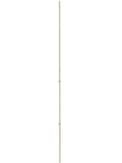 SHIHARA 150褡裢钻石耳坠 - 金属色
