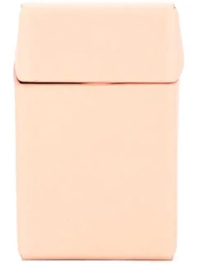 Shop Isaac Reina Cigarette Case In Nude Pink