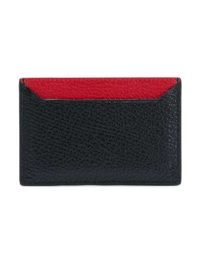 Shop Miu Miu Logo Patch Cardholder - Black