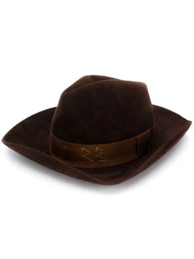 Shop Ruslan Baginskiy Cowboy Hat In Brown