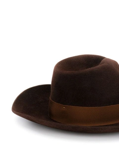Shop Ruslan Baginskiy Cowboy Hat In Brown