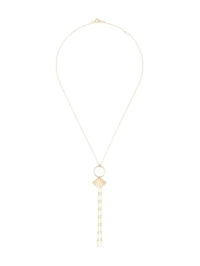 Shop Petite Grand Fan Necklace - Gold