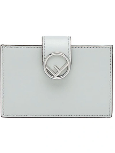 Shop Fendi Gusset Card Holder - Grey