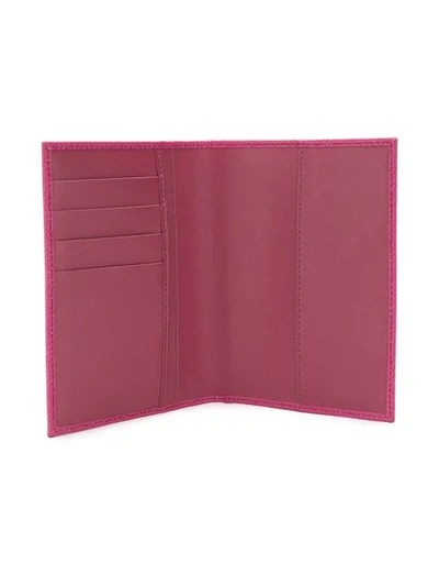 Shop Dolce & Gabbana Embellished Logo Wallet In Pink
