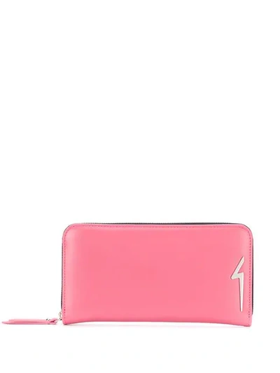 Shop Giuseppe Zanotti Layla Wallet In Pink