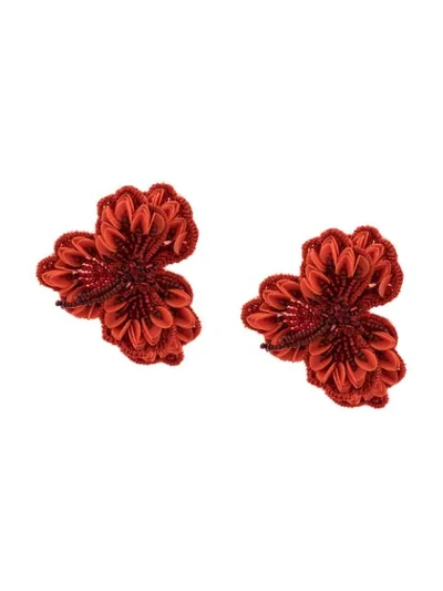 Shop Mignonne Gavigan Sasha Earrings In Red