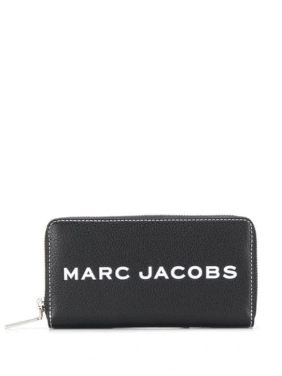 Shop Marc Jacobs Around-zip Wallet In Black