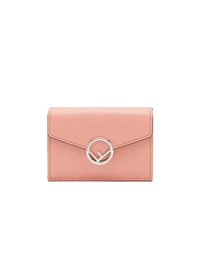 Shop Fendi F Is  Tri-fold Wallet In Pink