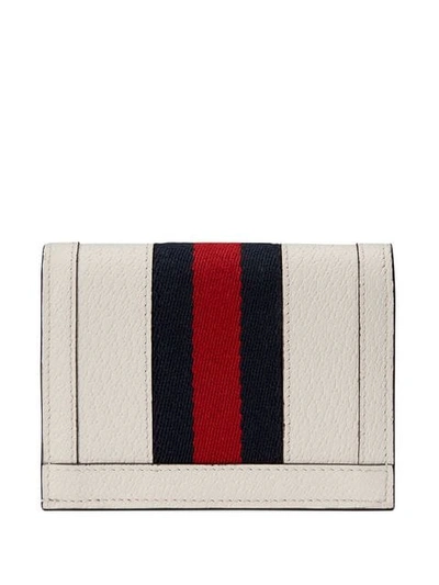 Shop Gucci Ophidia Card Case In White