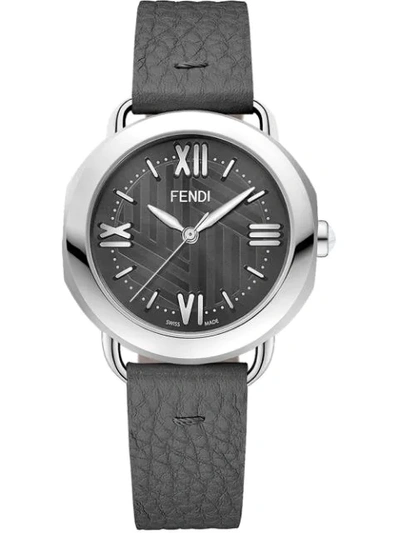 Shop Fendi Selleria Watch - Grey