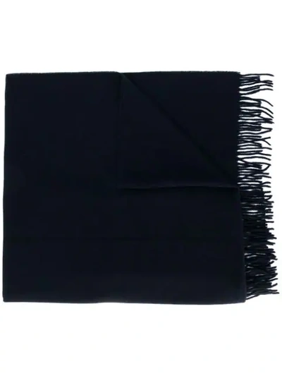 Shop Canada Goose Fringed Scarf - Blue