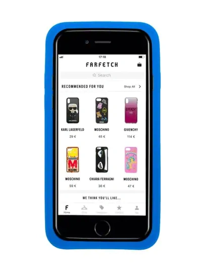 Shop Emilio Pucci Logo Iphone 7 Case In Blue